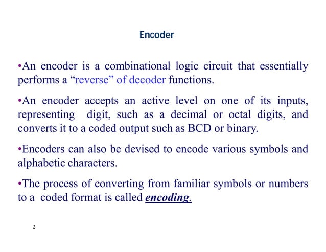 digital-electronics_9 encoder and decoder pdf | PDF