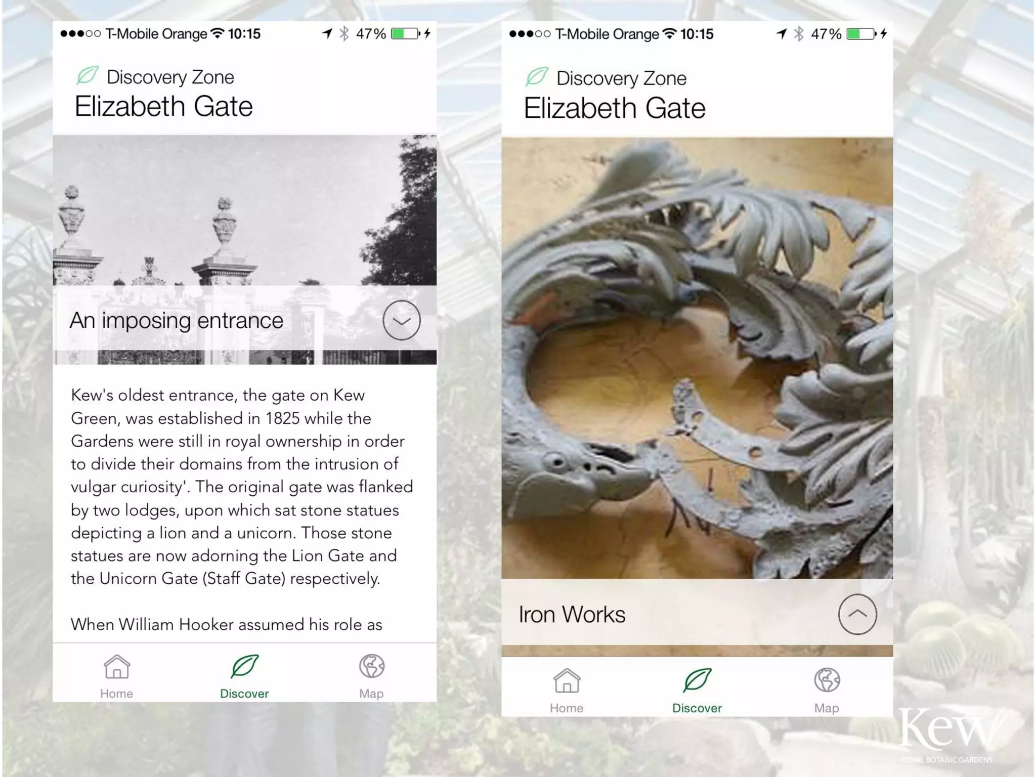 iBeacon Kew Gardens presentation for Digital Fast Forward event 
