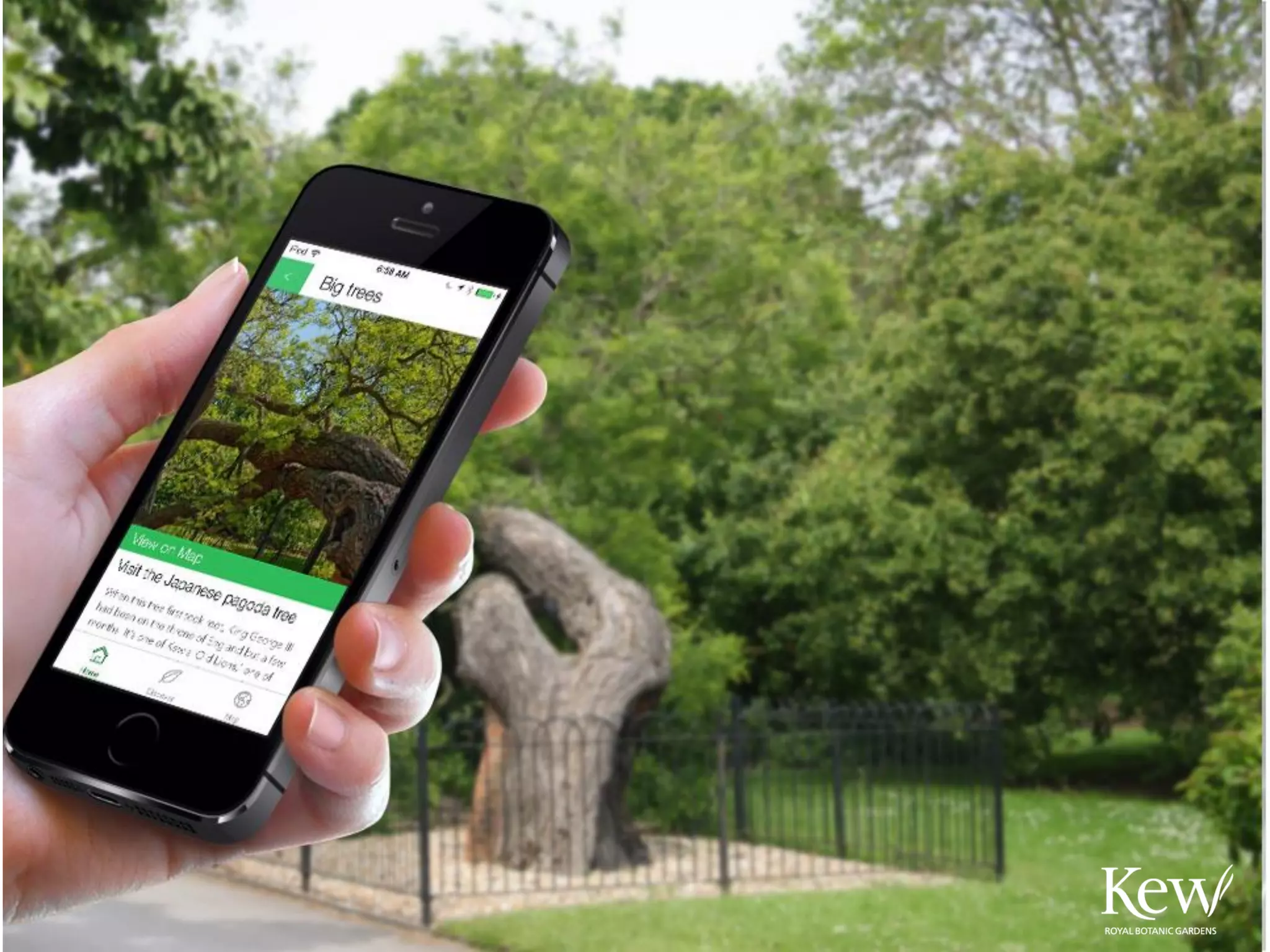 iBeacon Kew Gardens presentation for Digital Fast Forward event 