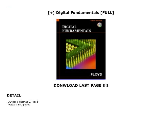 digital fundamentals 10th edition floyd pdf