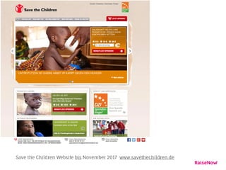 Save the Children Website bis November 2017 www.savethechildren.de
 