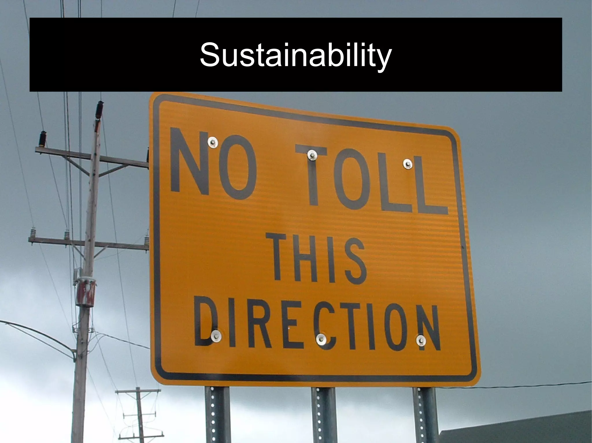 Sustainability
