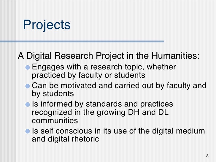Digital Humanities Research