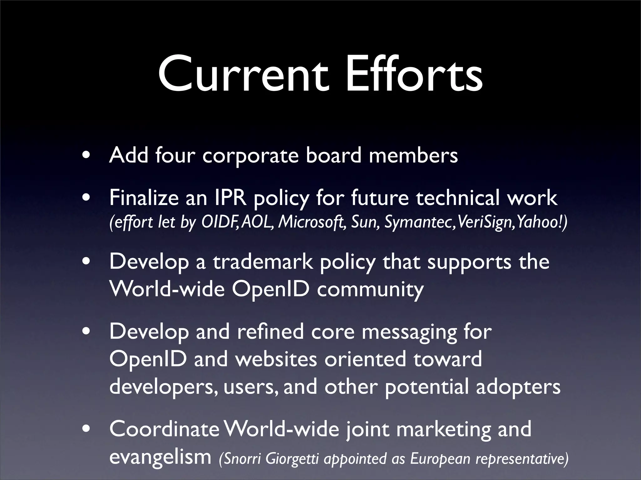 Digital ID World 2007 - Understanding Openid
