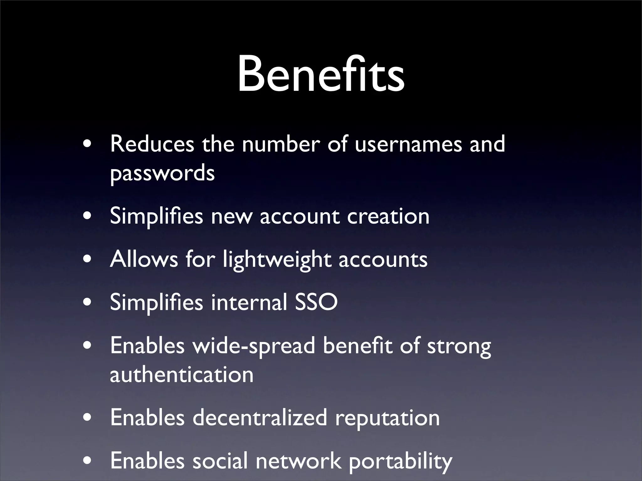 Digital ID World 2007 - Understanding Openid