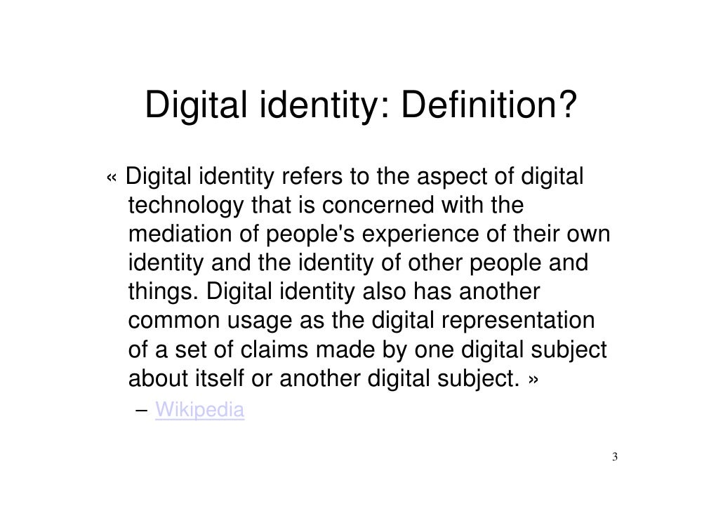 Digital Identity From Silos To Usercentric