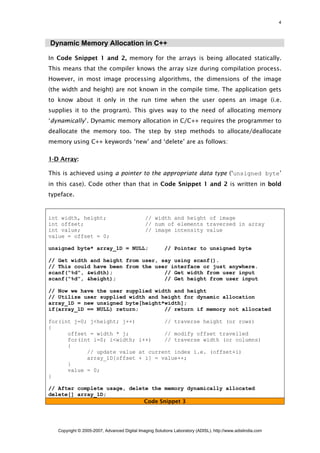Digital Image Processing: Programming Fundamentals | PDF