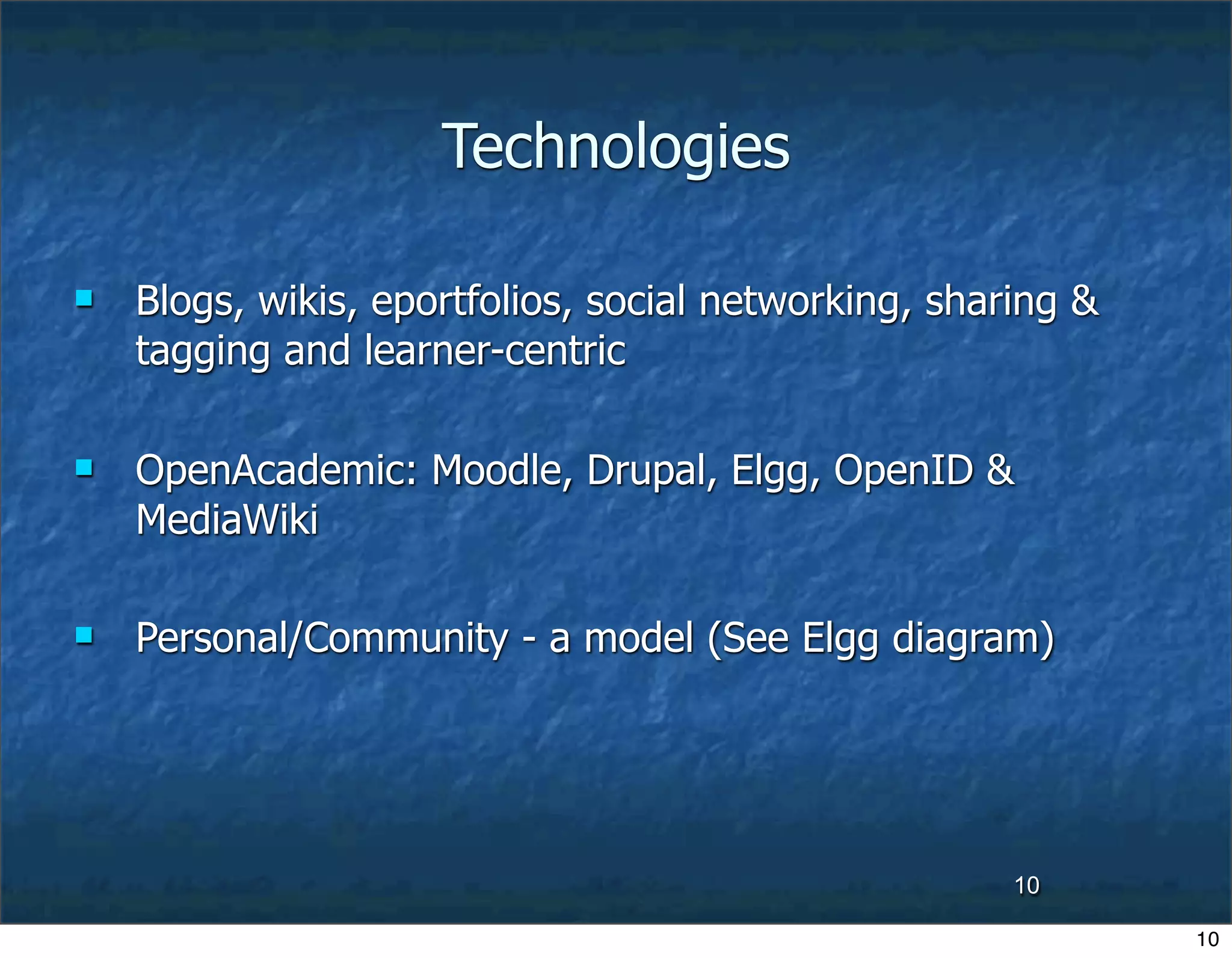 Digital Learning Communities-2006