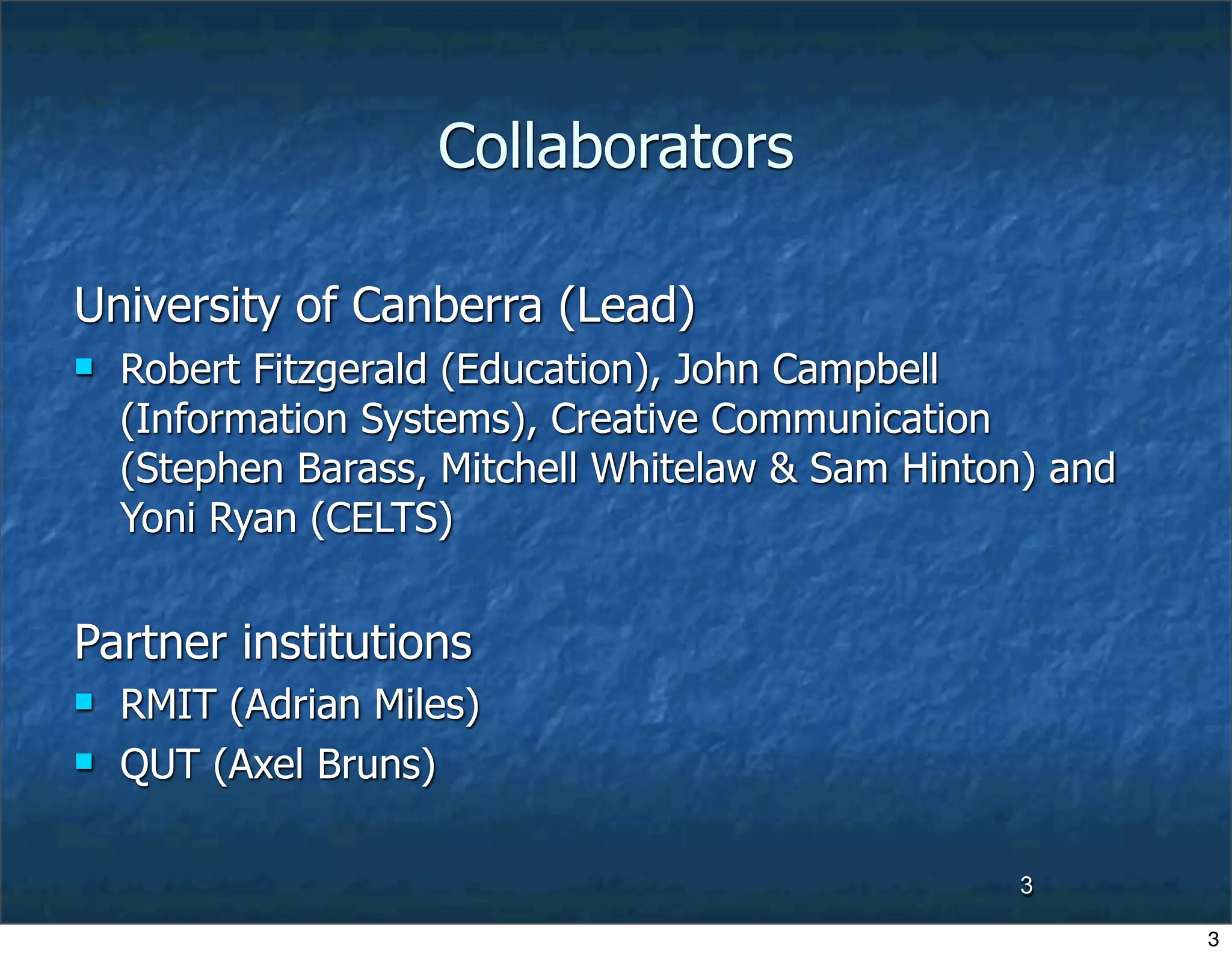 Digital Learning Communities-2006