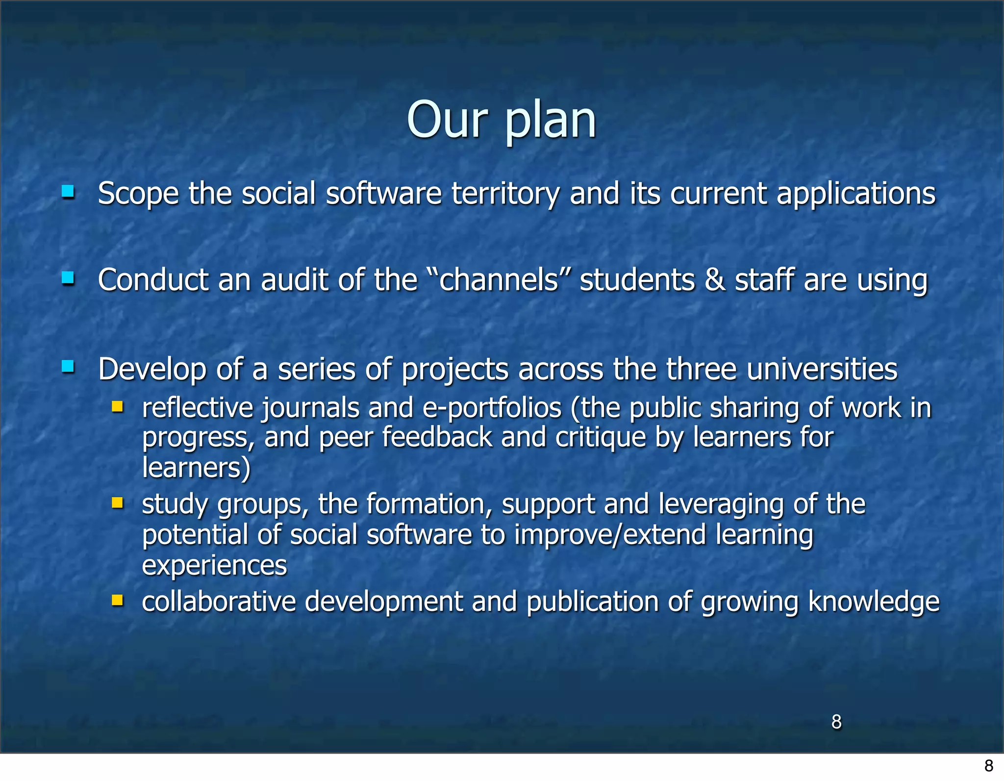 Digital Learning Communities-2006