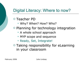 Digital Literacy: E-Learning ideals in the 21st century | PPT