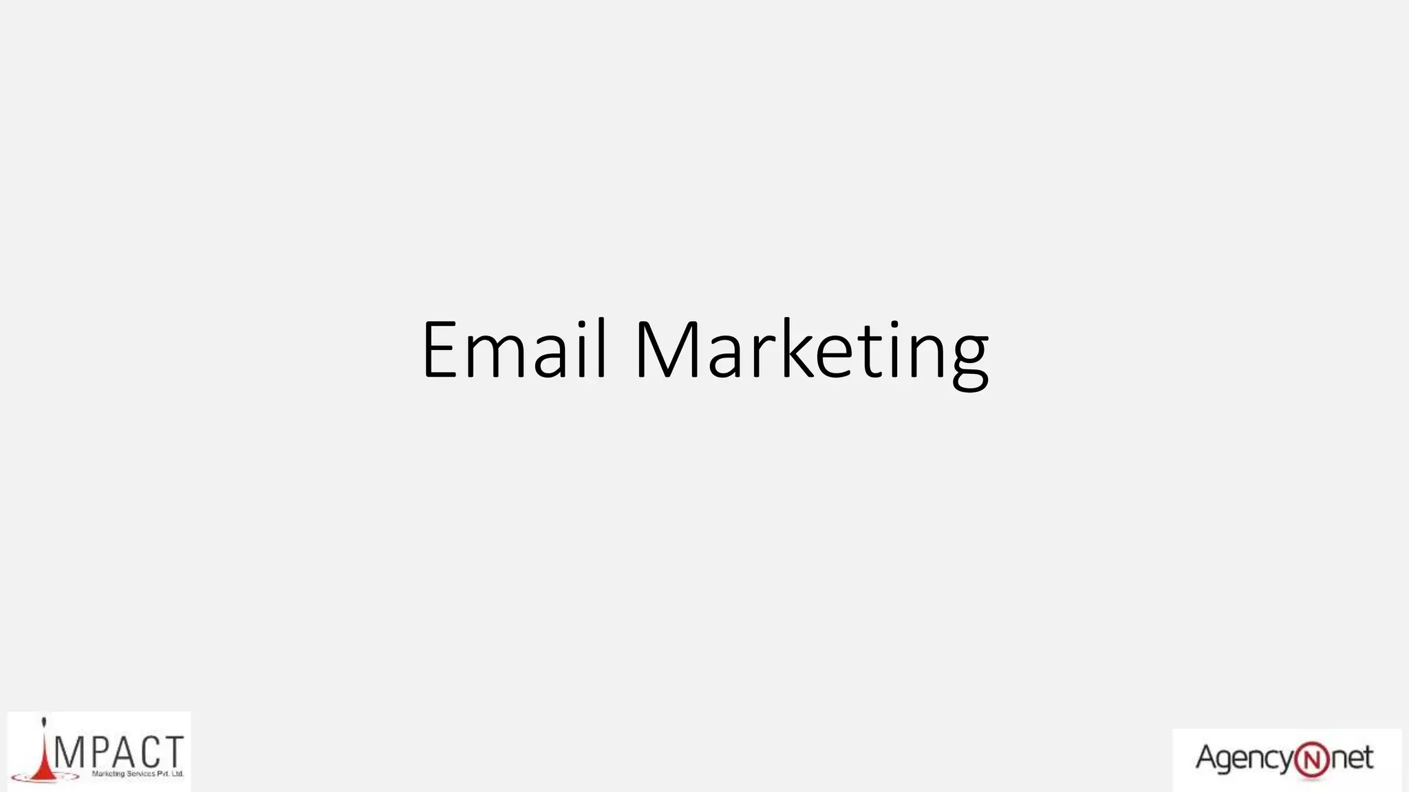 Email Marketing
 