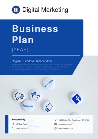 digital agency business plan pdf