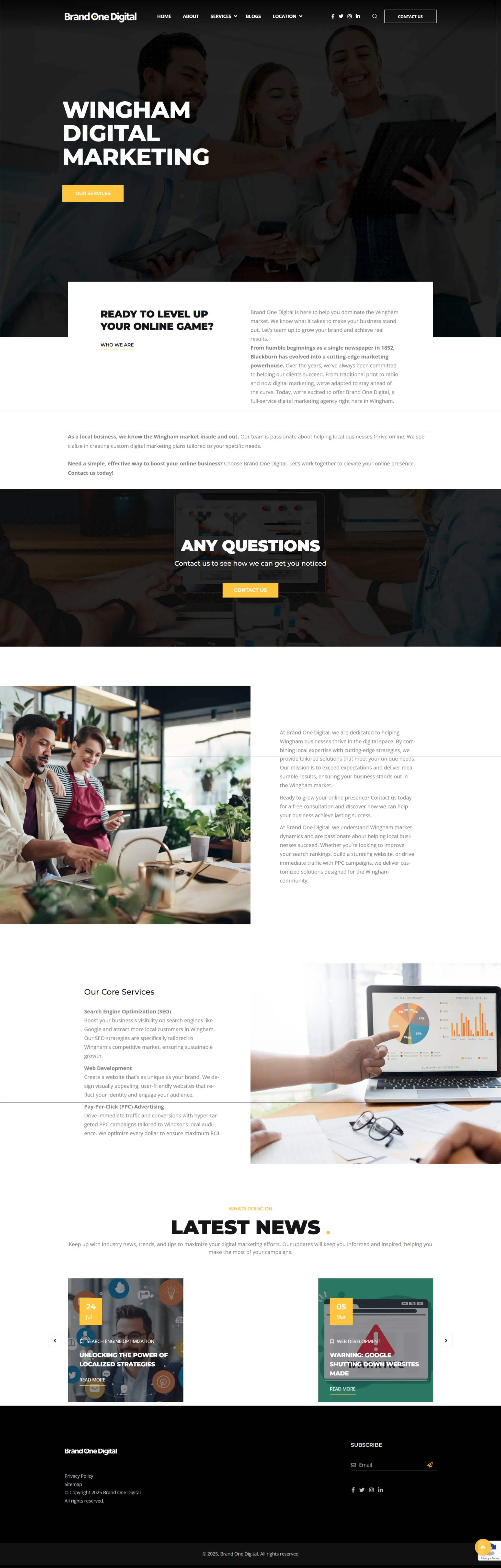 Performance-Driven Marketing for Wingham Companies