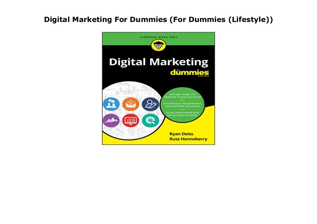 Digital Marketing For Dummies (For Dummies (Lifestyle))