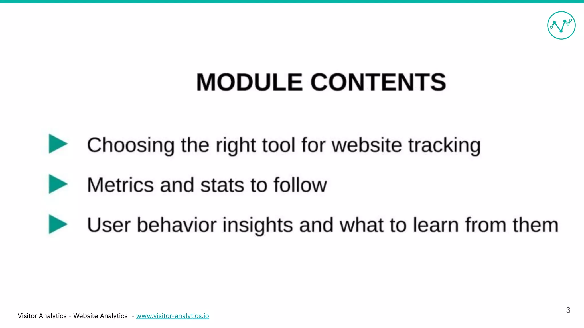 Visitor Analytics - Website Analytics - www.visitor-analytics.io
3
 
