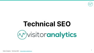 Visitor Analytics - Technical SEO  www.visitor-analytics.io
Technical SEO
1
 