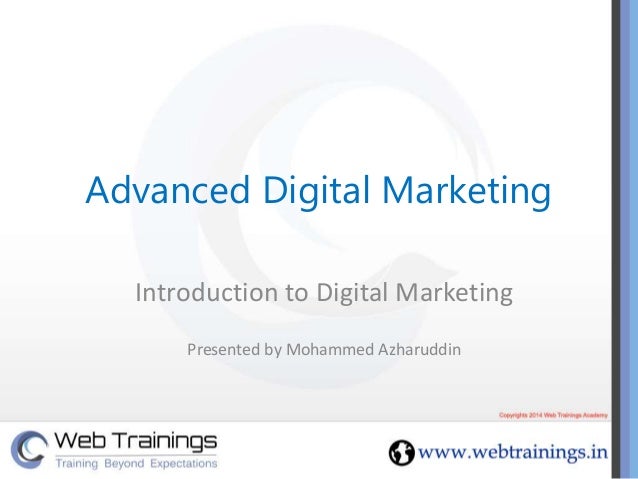 digital marketing ppt presentation