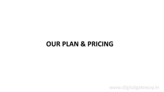 OUR PLAN & PRICING
www.digitalgateway.in
 