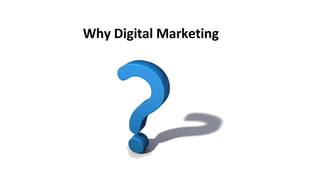 Why Digital Marketing
 