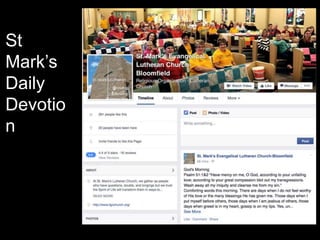 St
Mark’s
Daily
Devotio
n
 
