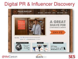 @MelCarson
Digital PR & Influencer Discovery
 