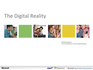 The Digital Reality

                       Search

                      MDAS Singapore
                      Chris Schaumann, Country Sales Manager