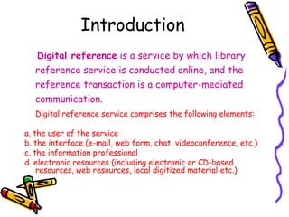 Digital Reference Service | PPT