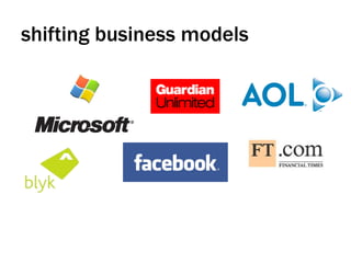 shifting business models 