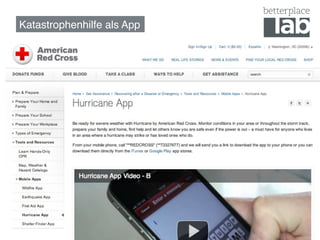 Katastrophenhilfe als App!