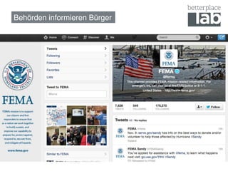 Behörden informieren Bürger!