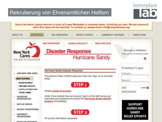Rekrutierung von Ehrenamtlichen Helfern!