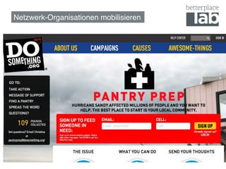 Netzwerk-Organisationen mobilisieren!