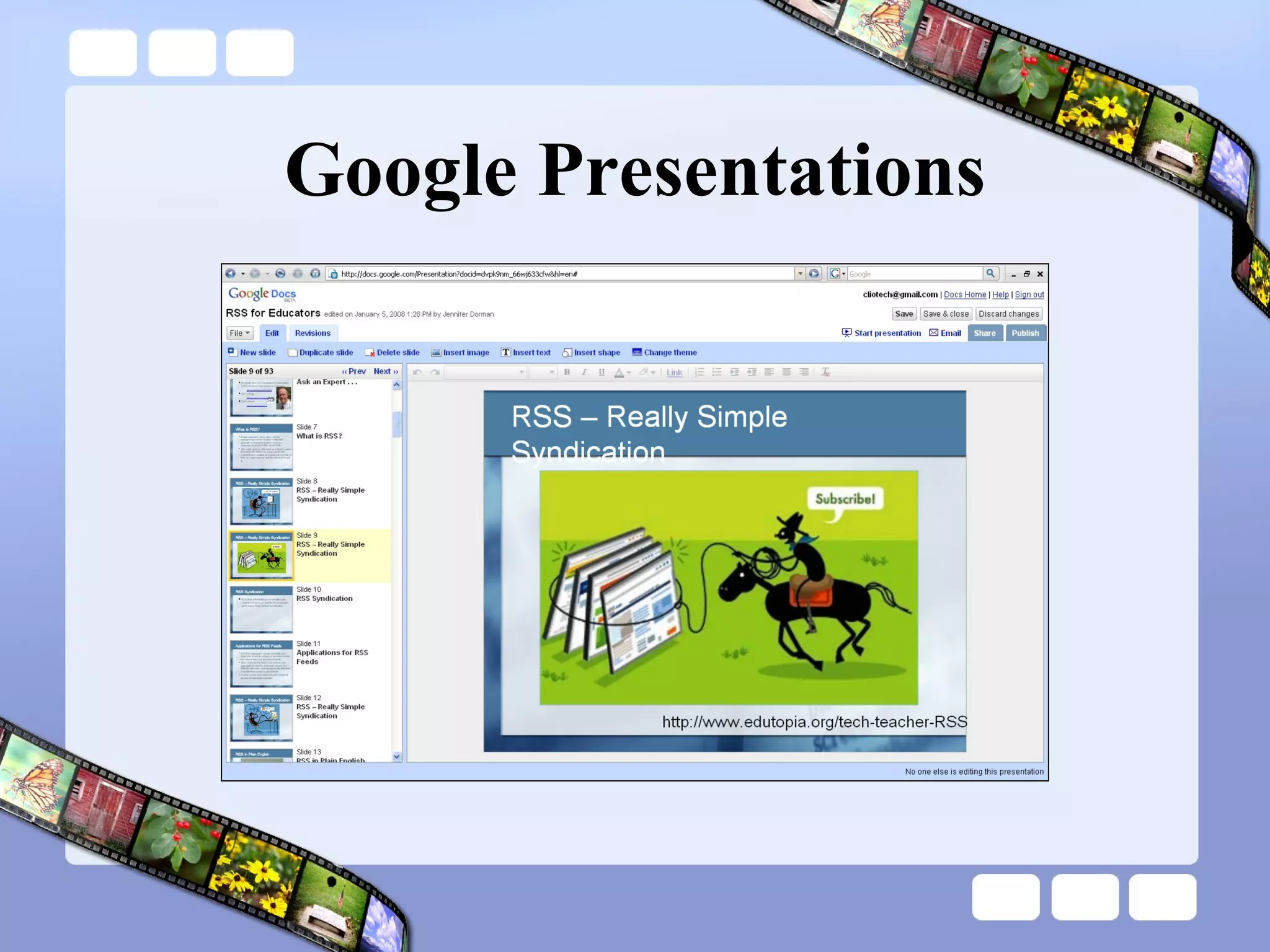Google Presentations 