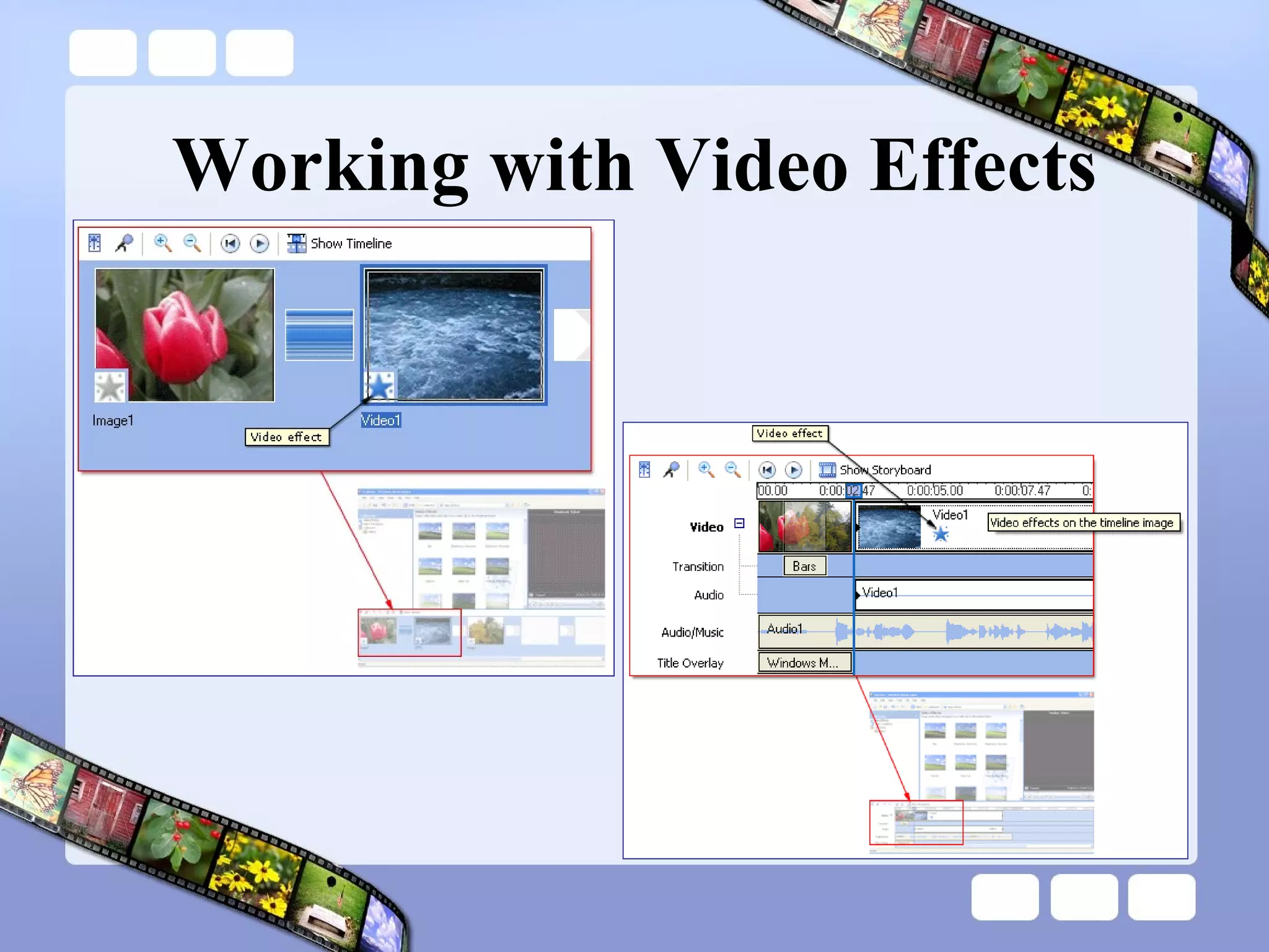 Working with Video Effects 