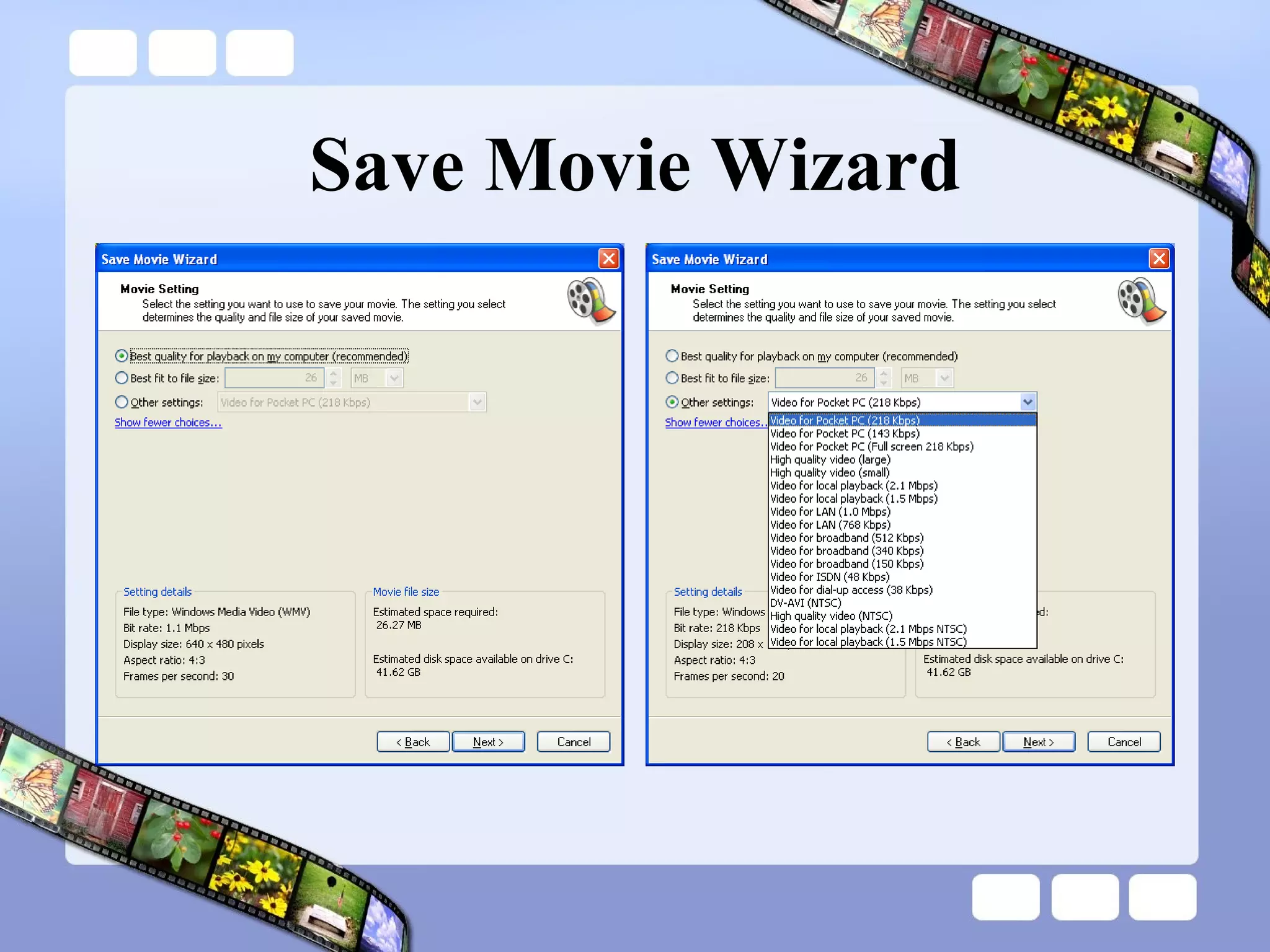 Save Movie Wizard 