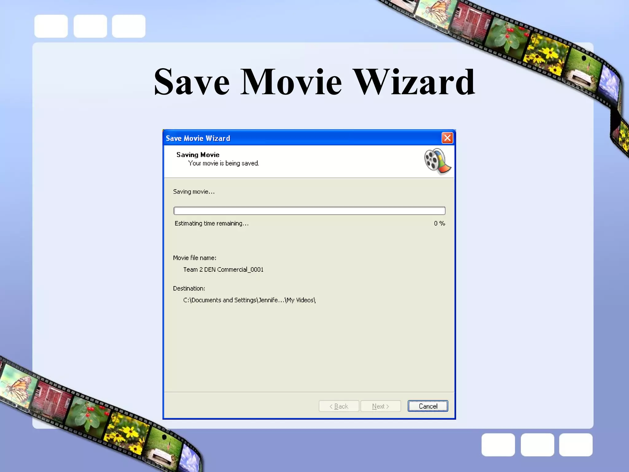 Save Movie Wizard 