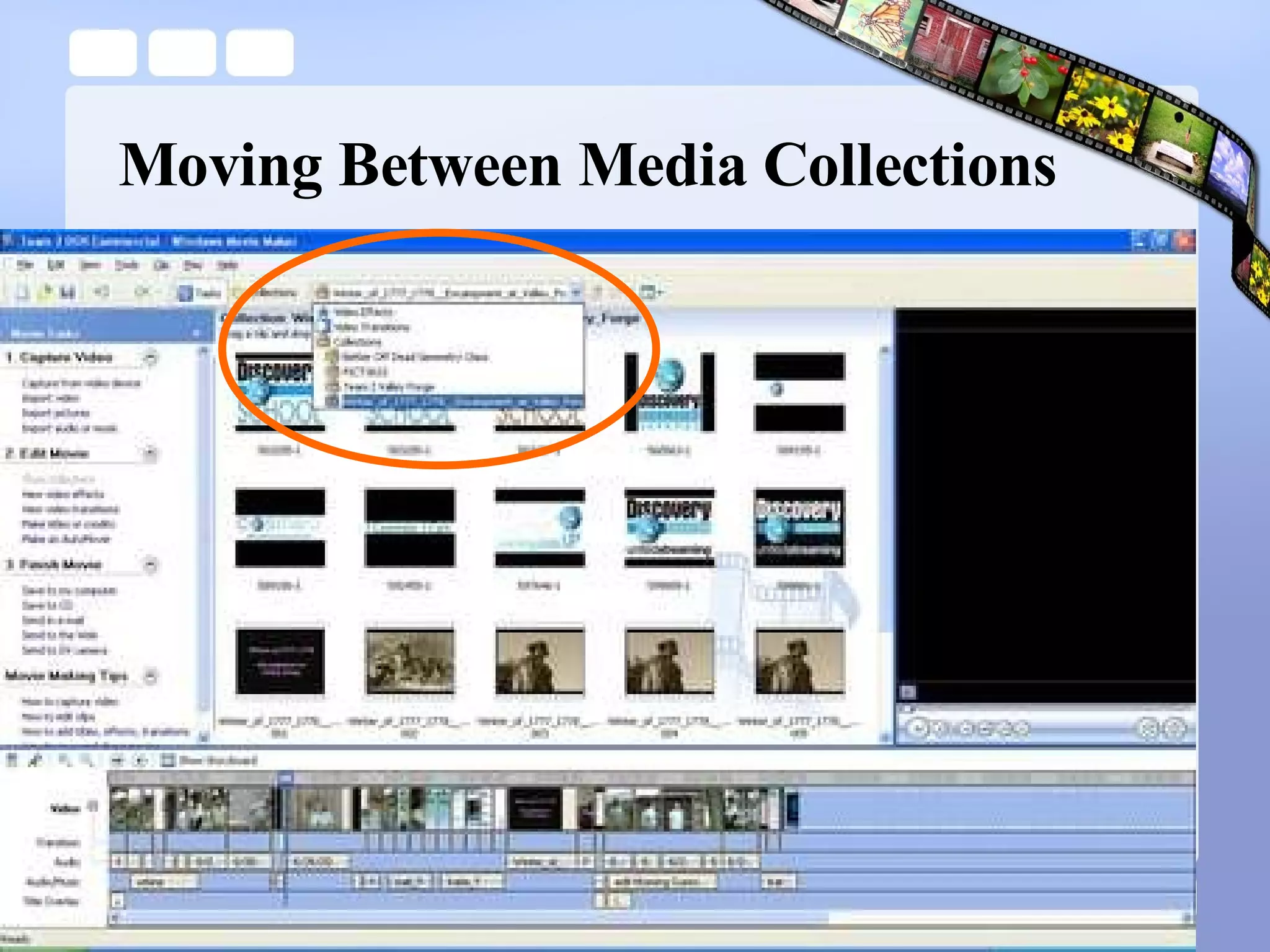 Moving Between Media Collections 