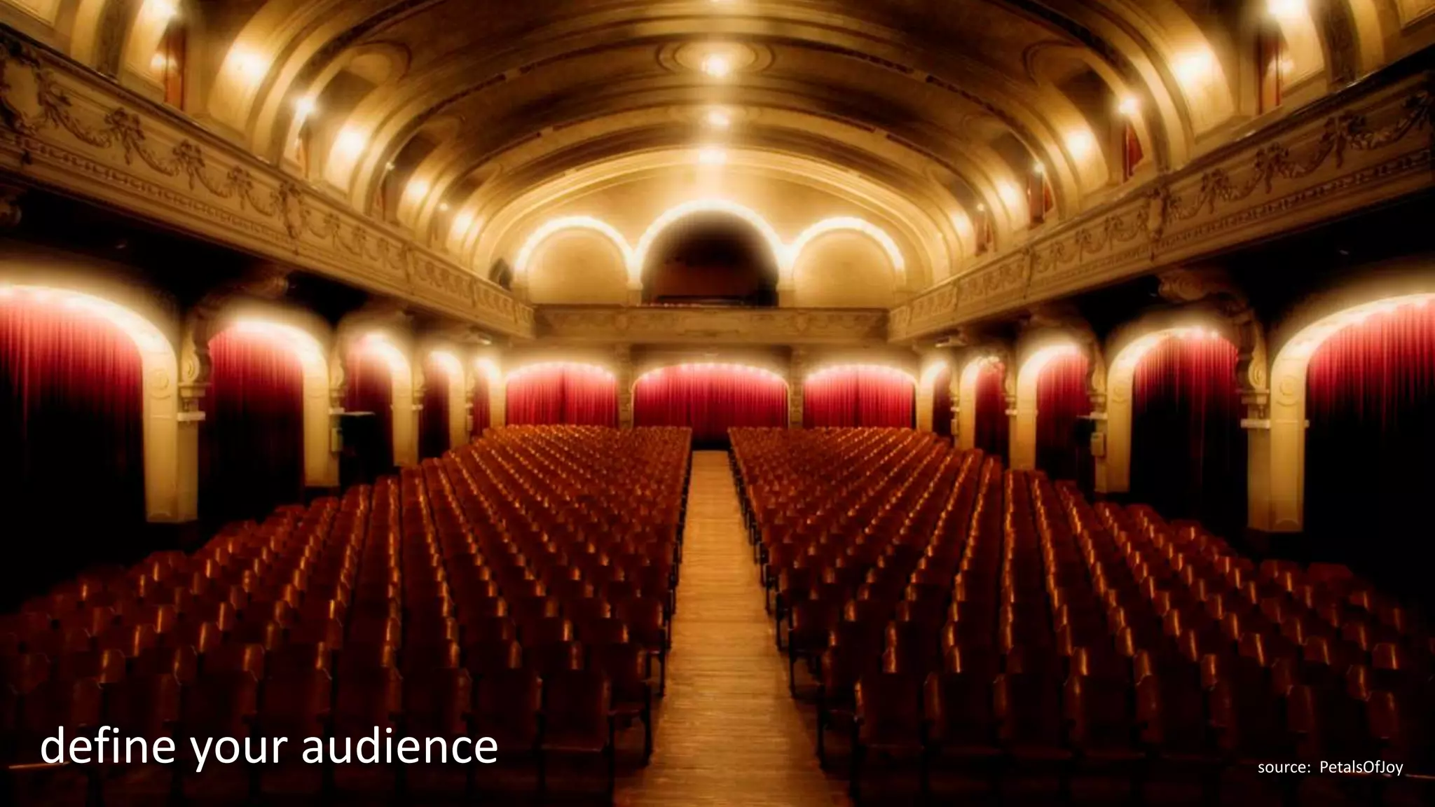define your audience source: PetalsOfJoy
 