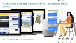 4. Assistere e guidare il cliente con AI – assistenza cross
device
 