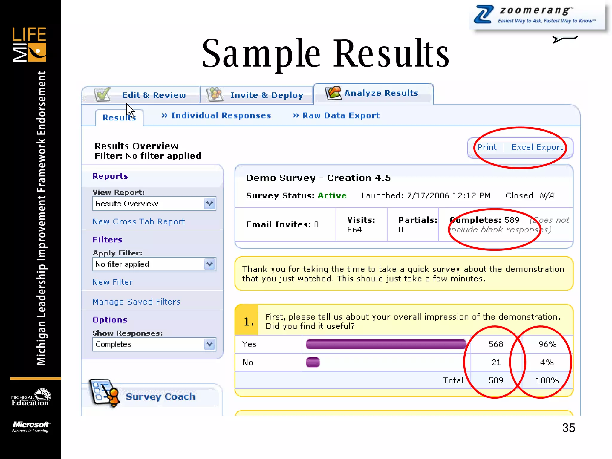 Sample Results 0 