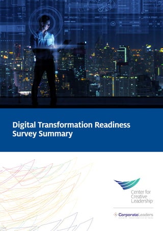 Digital Transformation Readiness
Survey Summary
B U S I N E S S T R A N S F O R M A T I O N N E T W O R K
CorporateLeaders
 