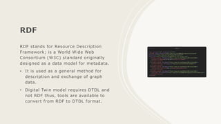 Ttl File Rdf Format Digital Twin: jSON-LD, RDF | PPTX