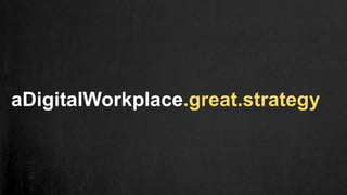 aDigitalWorkplace.great.strategy
 