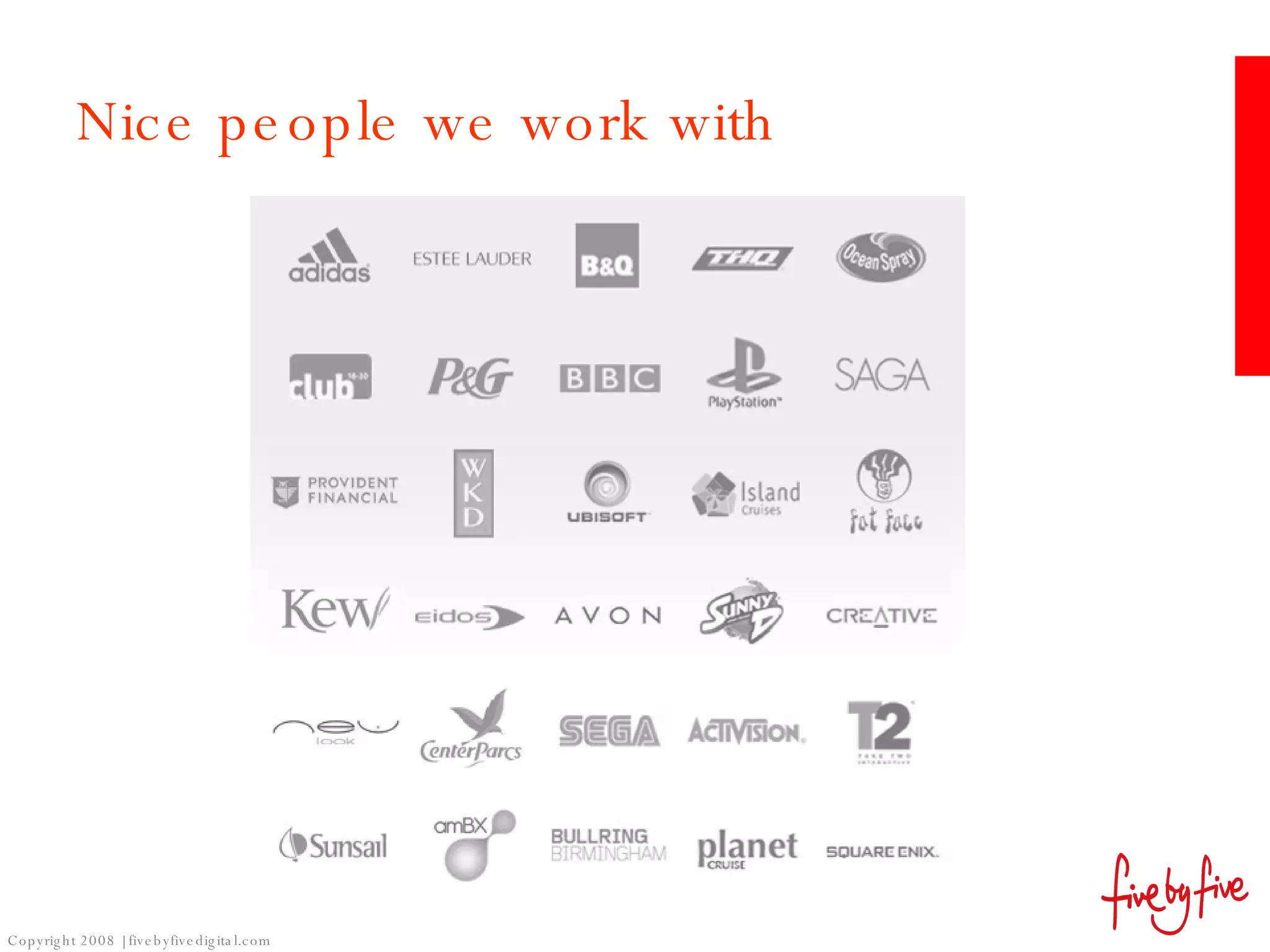 Nice people we work with 