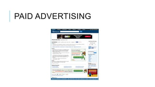 PAID ADVERTISING
 