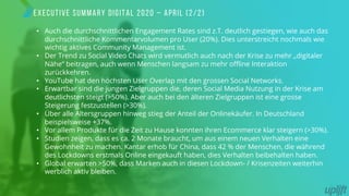 Digital 2020 Q1 - Social Media Nutzung, Performance und Corona-Auswirkungen