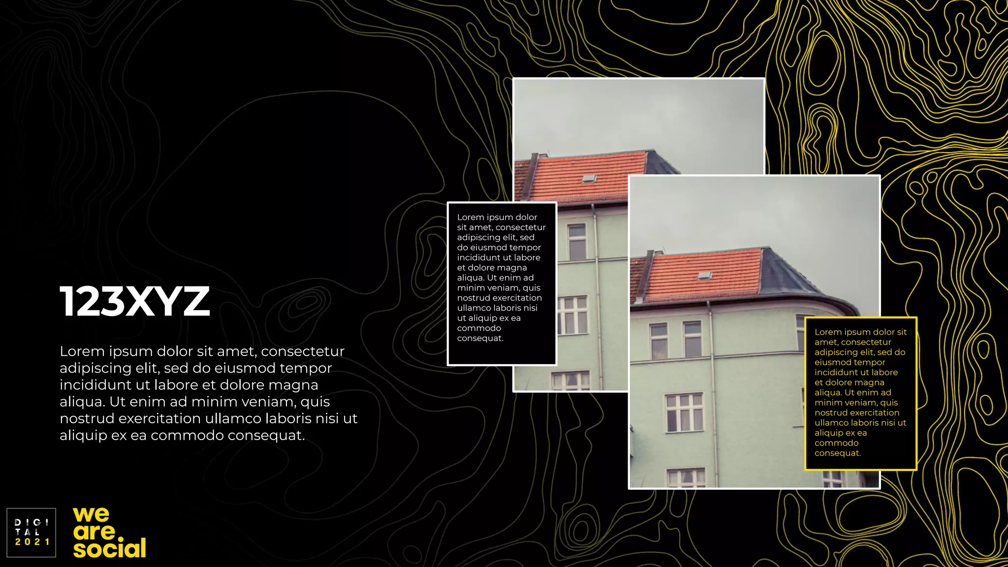 Lorem ipsum dolor
sit amet, consectetur
adipiscing elit, sed
do eiusmod tempor
incididunt ut labore
et dolore magna
aliqua. Ut enim ad
minim veniam, quis
nostrud exercitation
ullamco laboris nisi
ut aliquip ex ea
commodo
consequat.
123XYZ
Lorem ipsum dolor sit amet, consectetur
adipiscing elit, sed do eiusmod tempor
incididunt ut labore et dolore magna
aliqua. Ut enim ad minim veniam, quis
nostrud exercitation ullamco laboris nisi ut
aliquip ex ea commodo consequat.
Lorem ipsum dolor sit
amet, consectetur
adipiscing elit, sed do
eiusmod tempor
incididunt ut labore
et dolore magna
aliqua. Ut enim ad
minim veniam, quis
nostrud exercitation
ullamco laboris nisi ut
aliquip ex ea
commodo
consequat.
 
