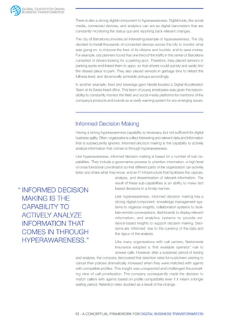 A Conceptual Framework for Digital Business Transformation | PDF