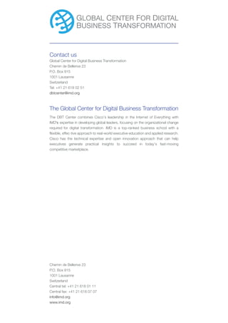 A Conceptual Framework for Digital Business Transformation